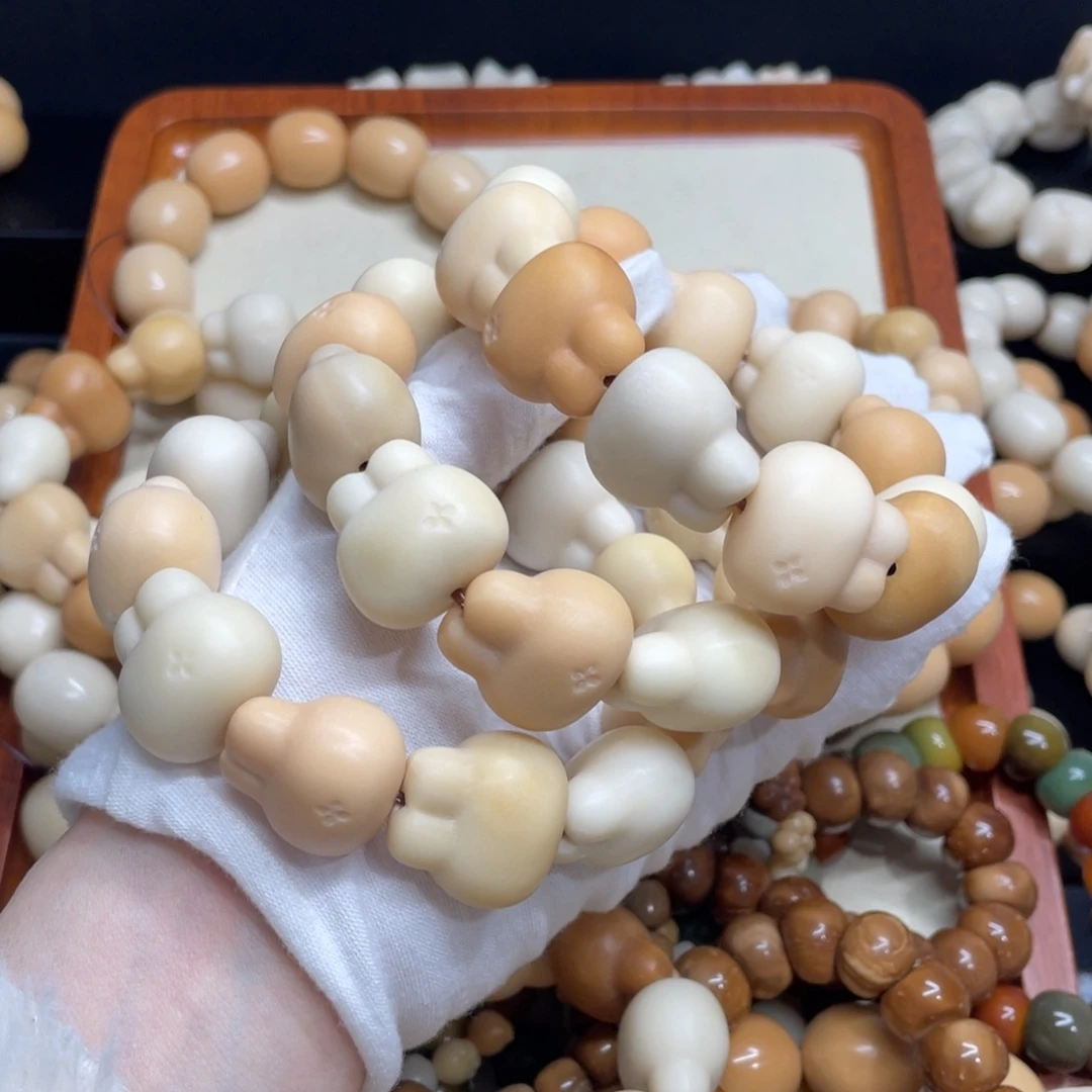 菩提根/象牙果吊坠牙果兔头瑕疵一锅980