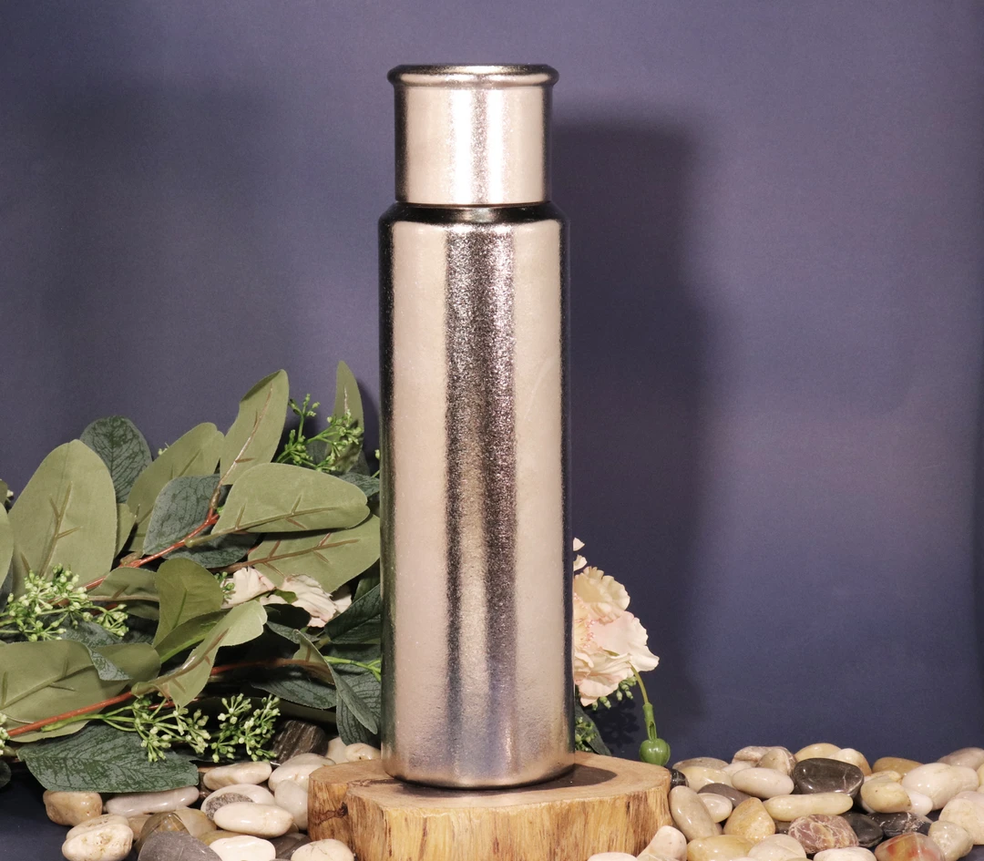 800ml纯钛户外水壶双层纯钛保温保冷杯