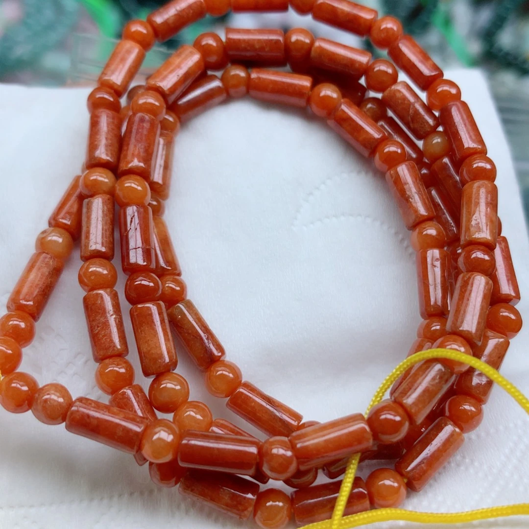 翡翠未镶嵌项链珠珠