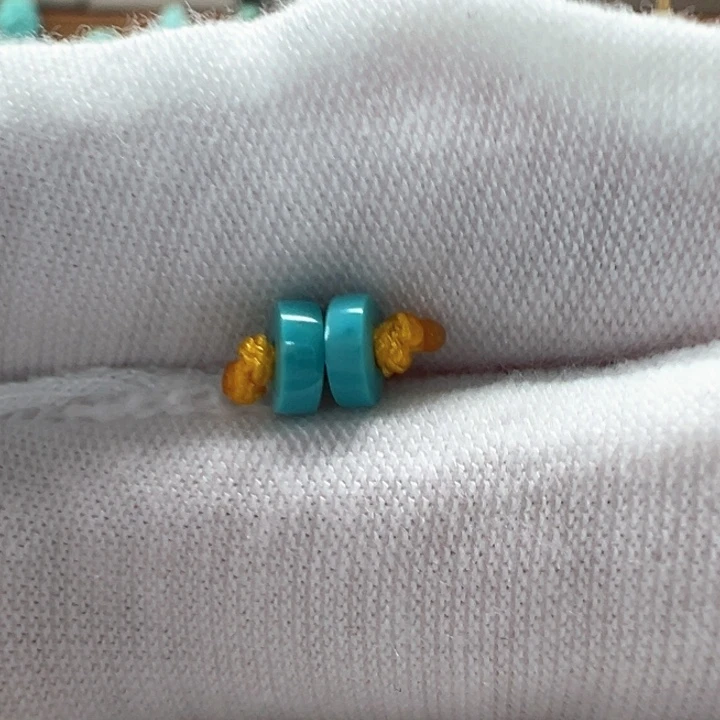 绿松石未镶嵌隔片5mm