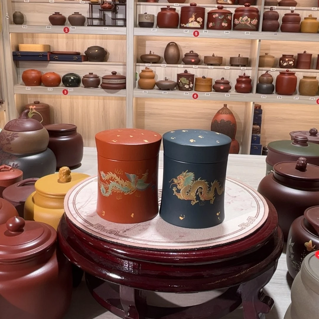 紫砂茶叶罐紫砂罐