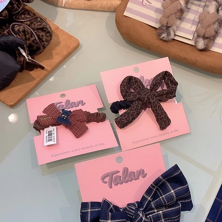 布艺铁合金三个头饰