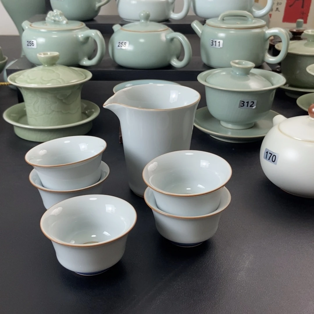 老***哥一级品月白釉十件套