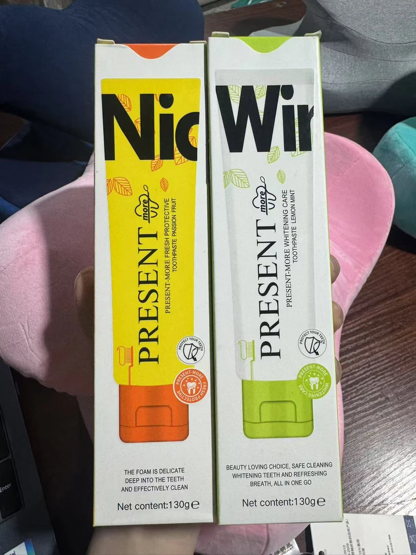 【牙膏】普斯特莹白护理牙膏不含氟