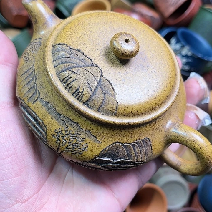 紫砂茶杯M**劉全手工紫砂主人杯