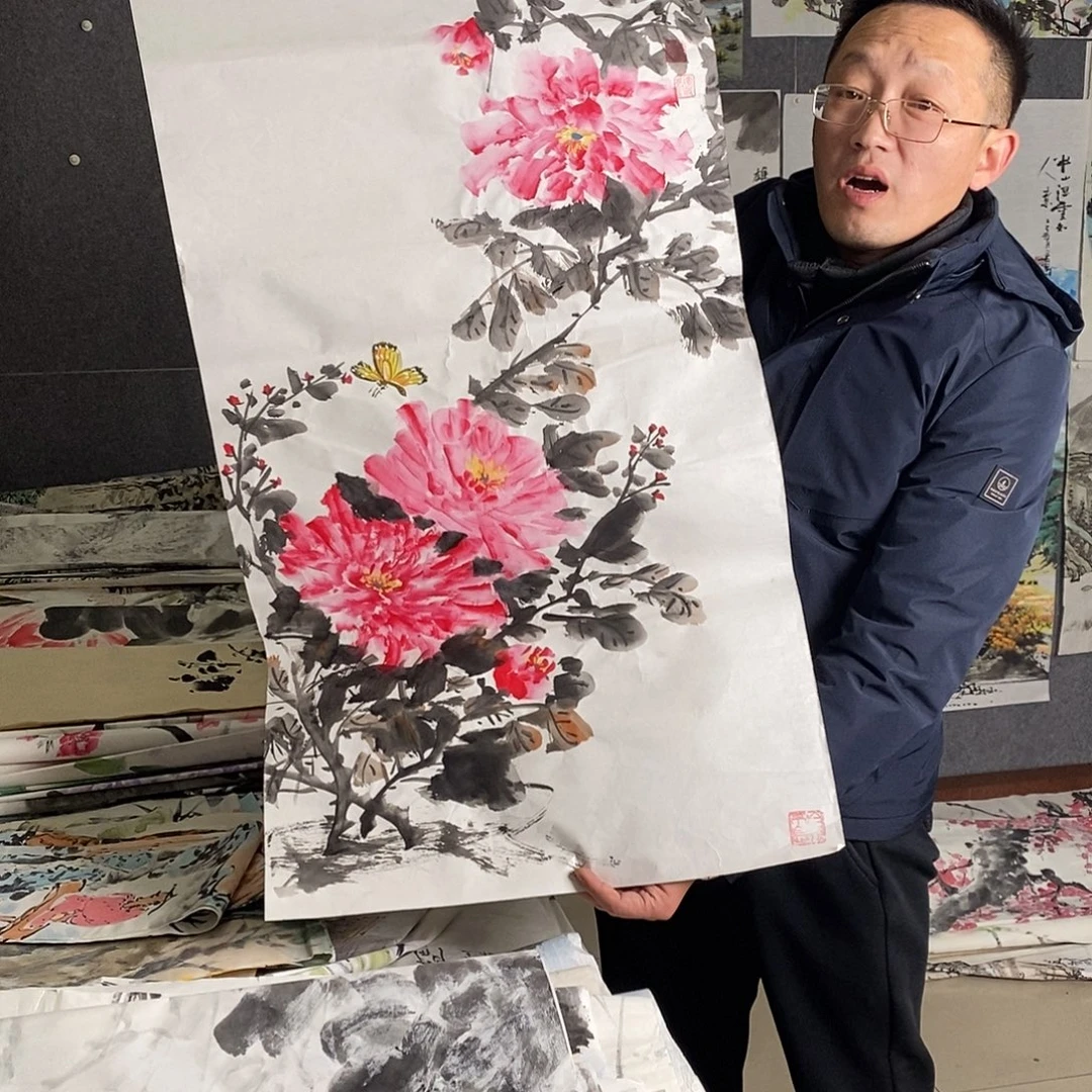 国画纯手绘手绘作品9