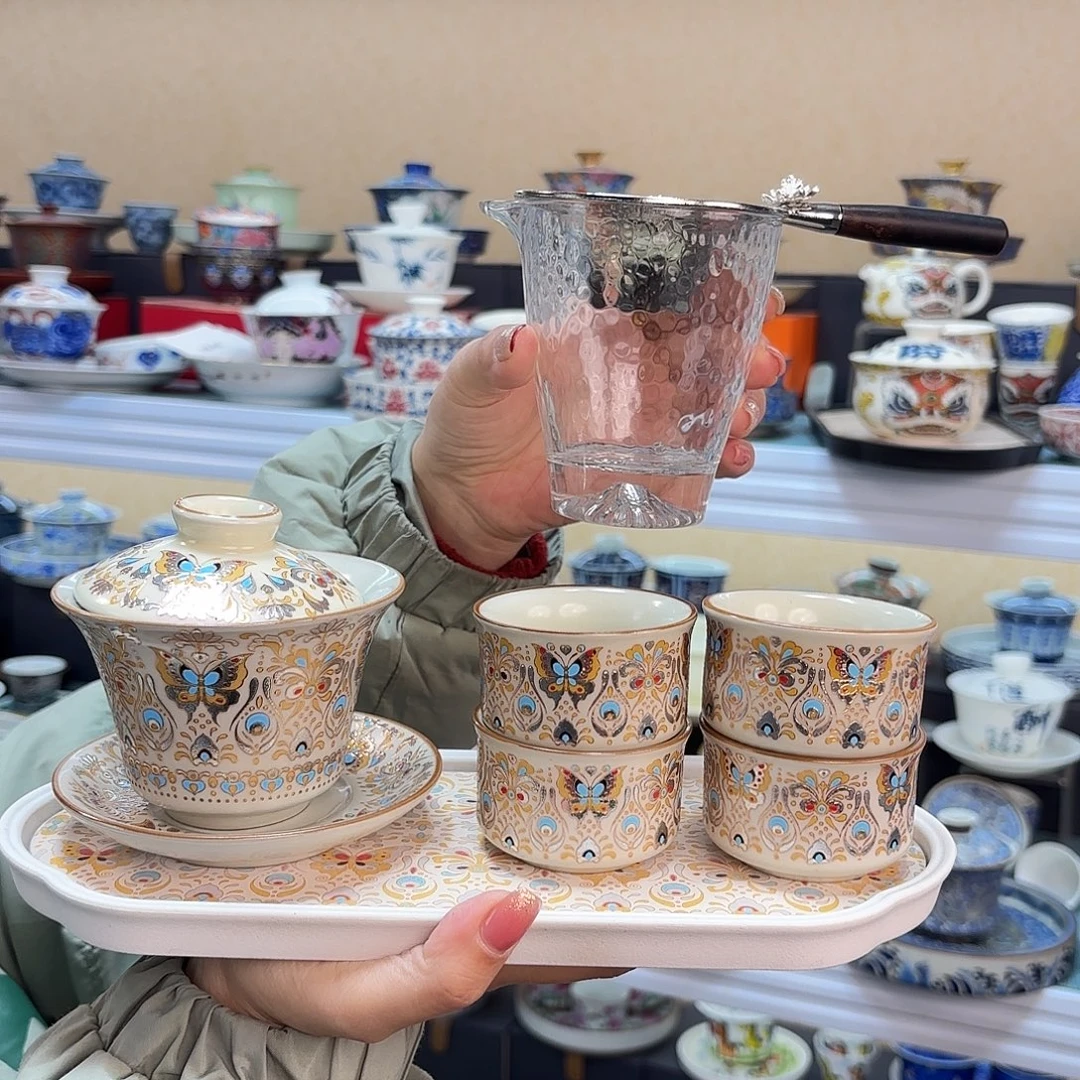 盖碗里的水煮开后放