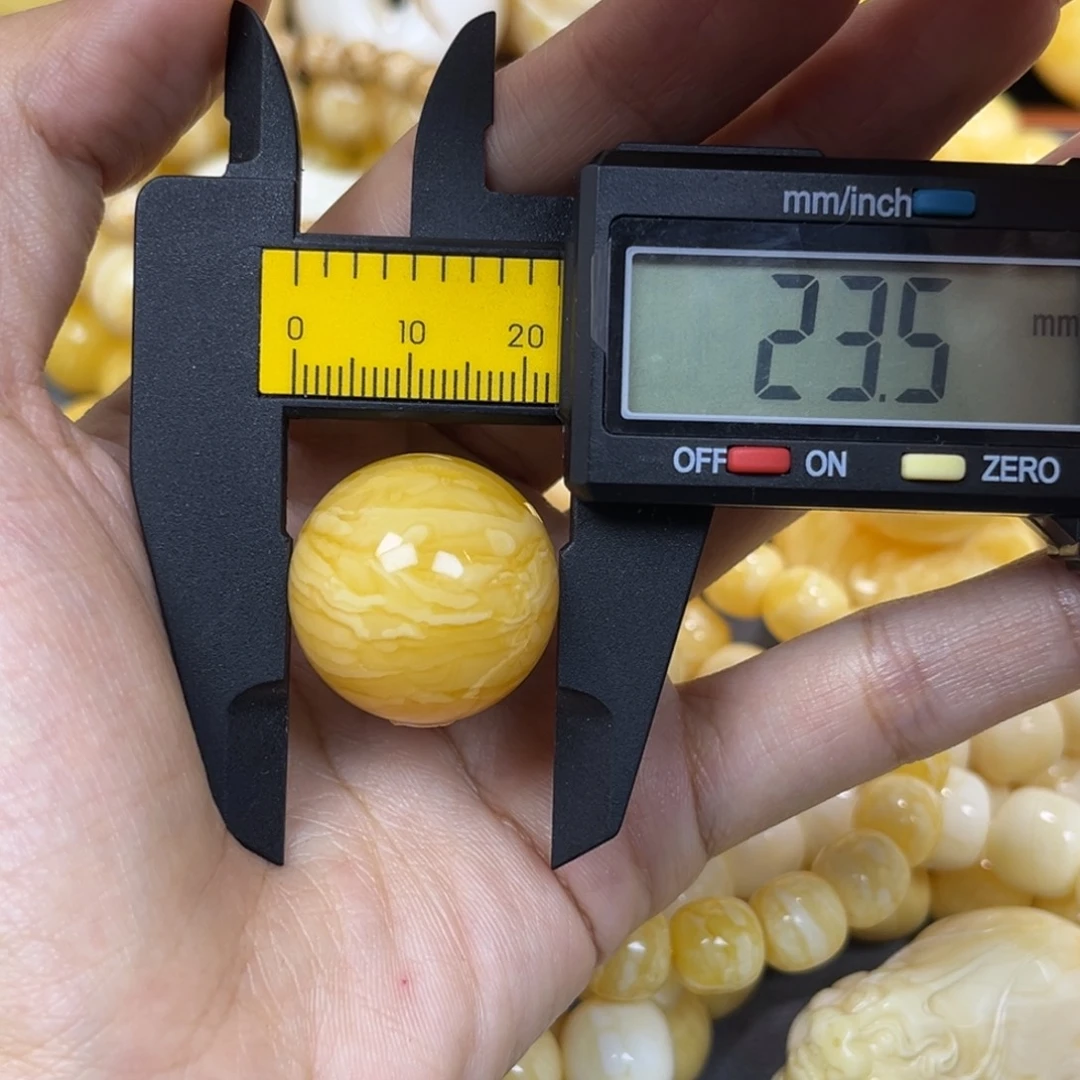 琥珀未镶嵌手串……