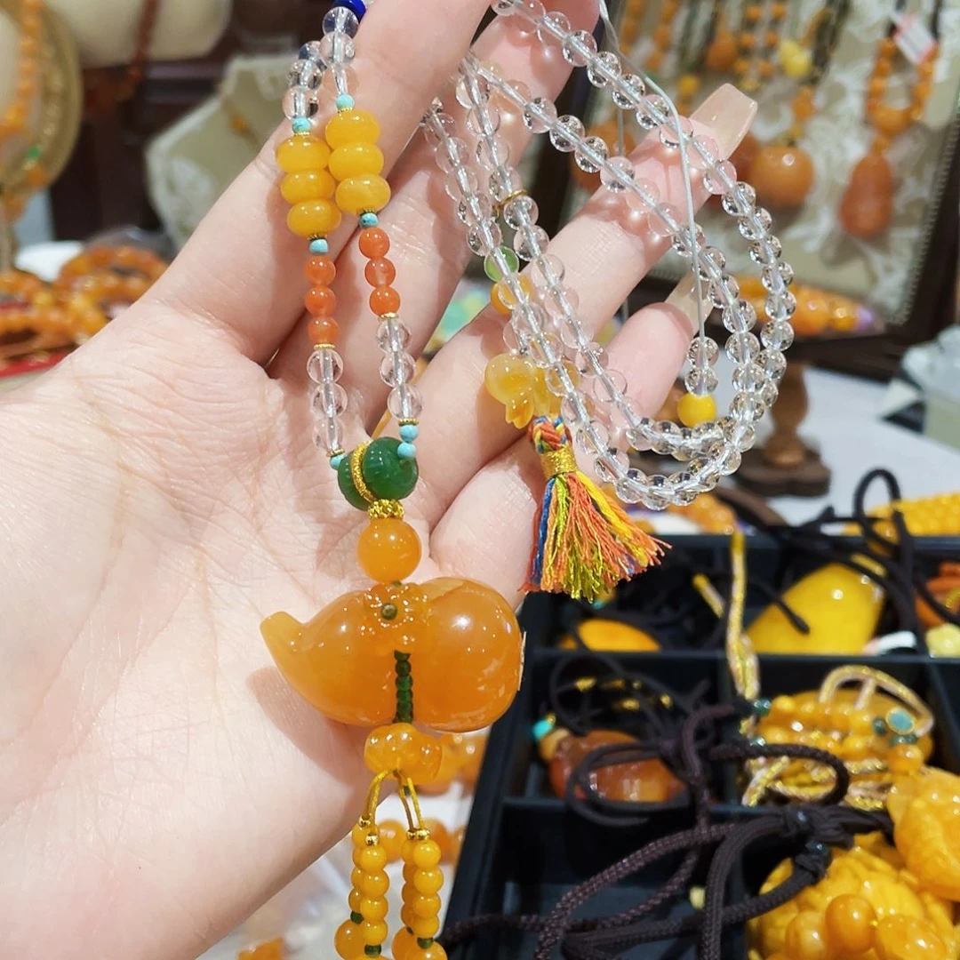 蜜蜡未镶嵌手链手串