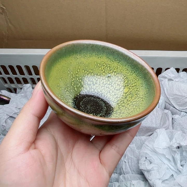 茶盏建窑建盏主人杯束口