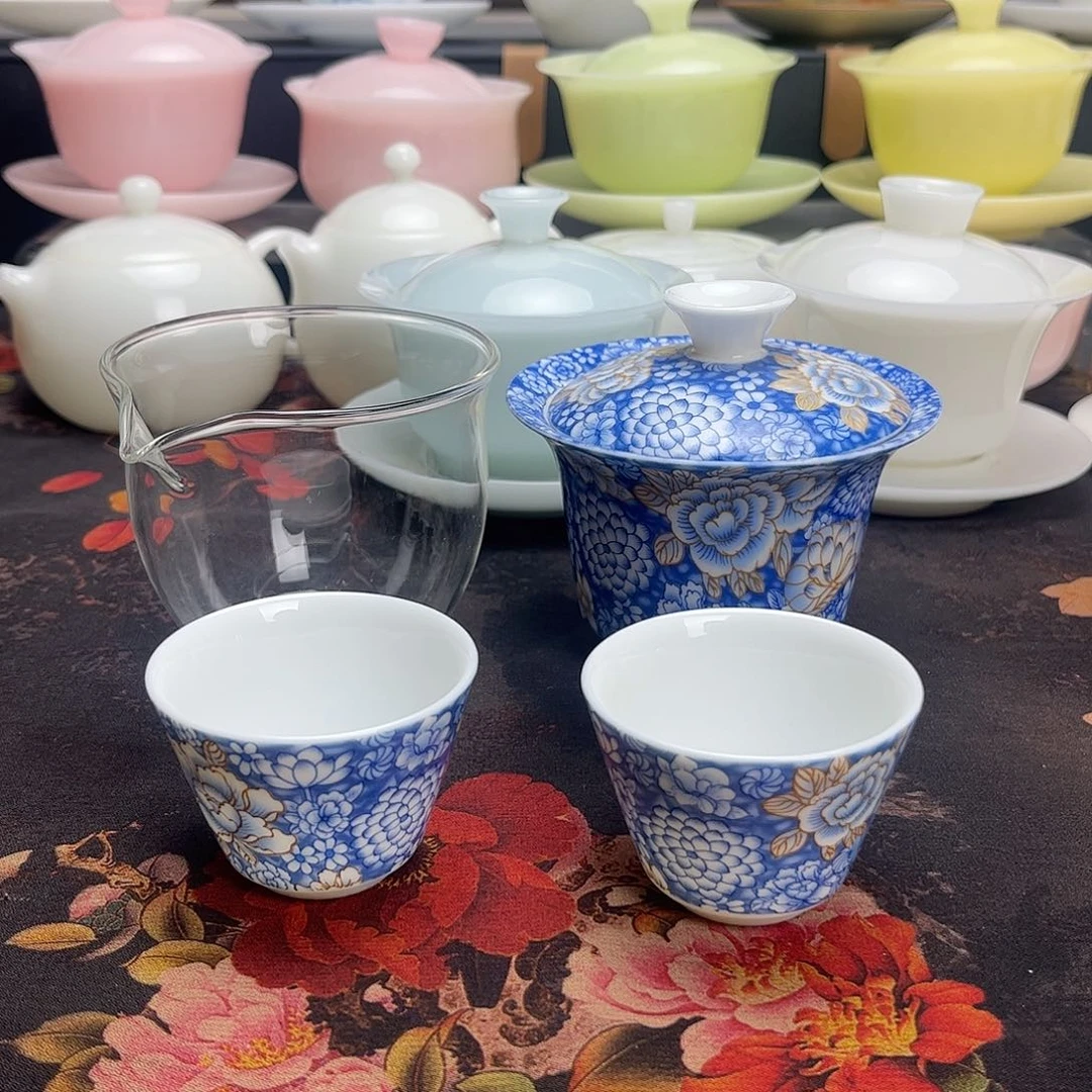 羊脂玉旅行茶具不带包gggggggg