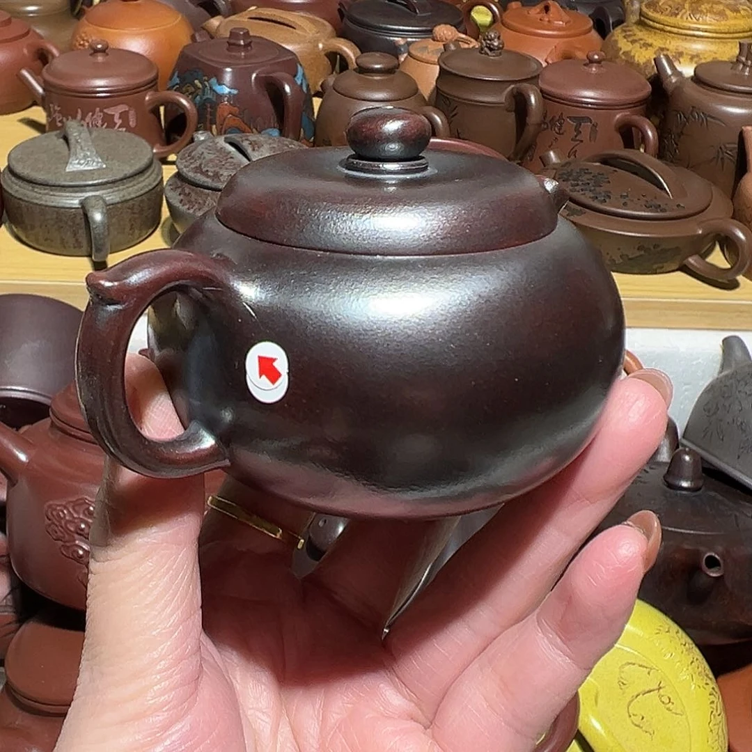 宜兴紫砂原矿紫砂壶100