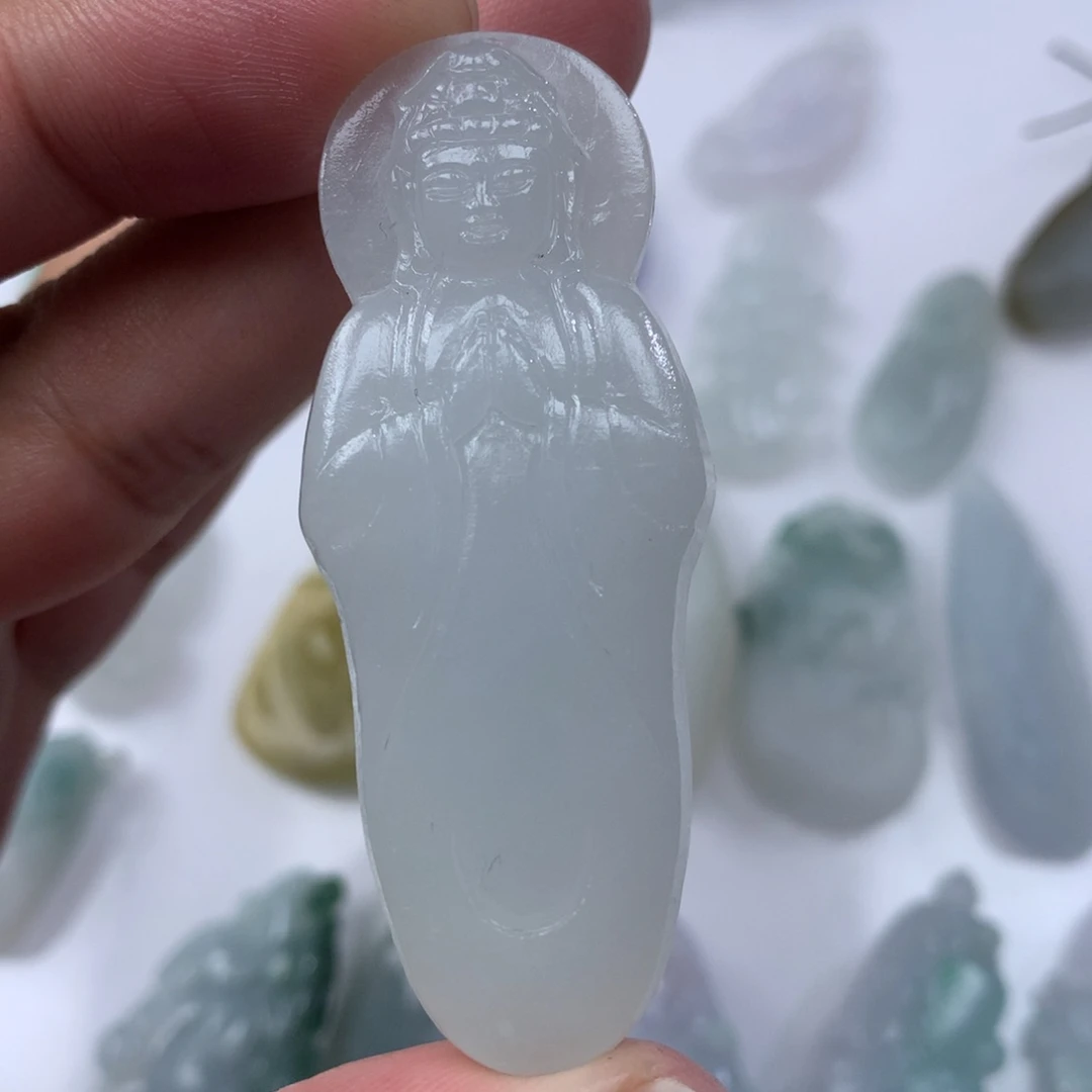 未镶嵌定制翡翠吊坠
