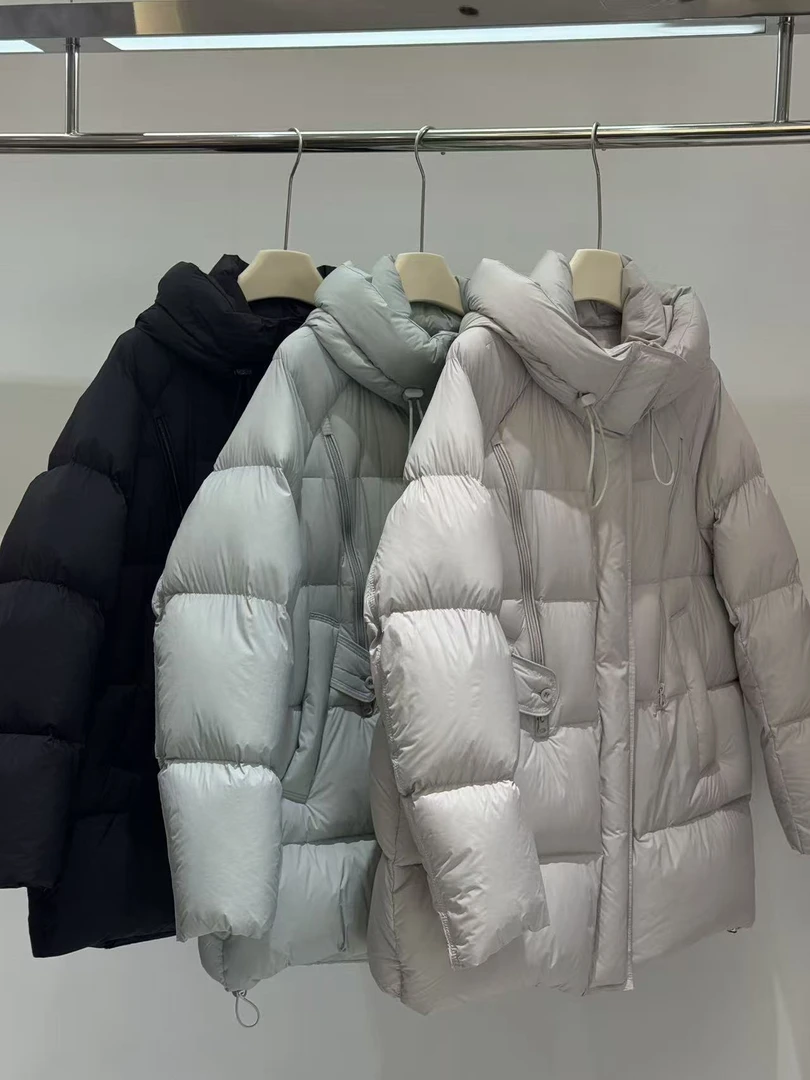 0860 新国标 90白鸭绒 减龄时尚羽绒服外套