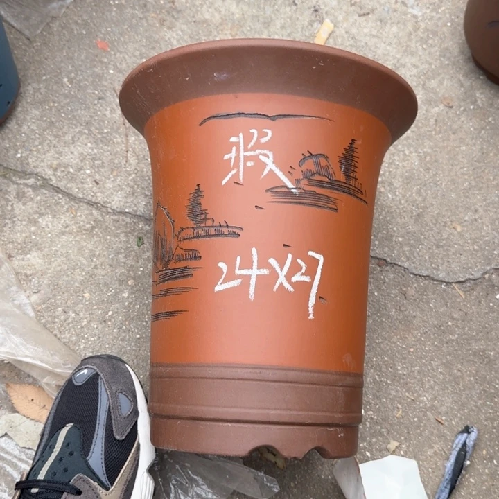 紫砂花盆特价清仓