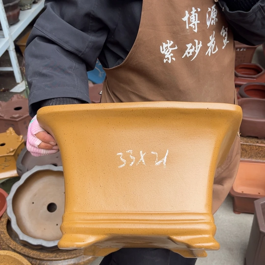 紫砂花盆盆景艺术