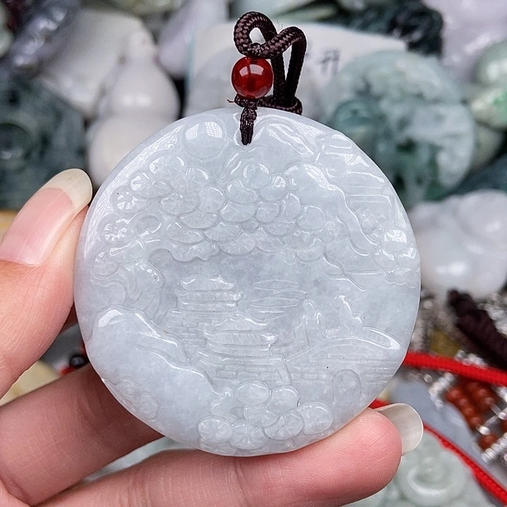 颈饰未镶嵌翡翠翡翠