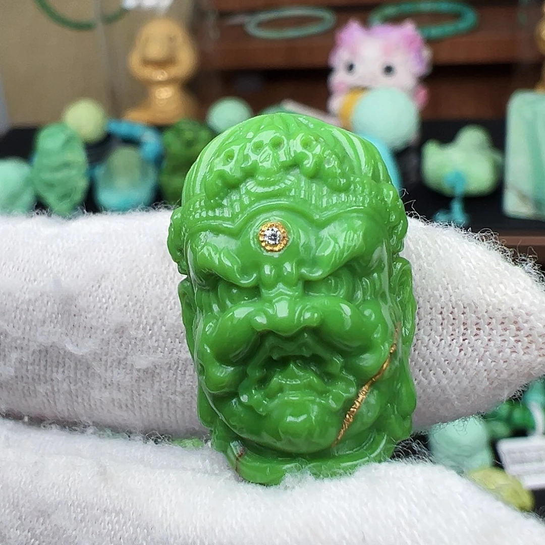 未镶嵌绿松石绿松石主播璐璐