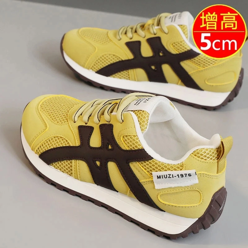 阿甘鞋女款德训鞋加厚透气鞋爆款休闲防滑软底增高休闲鞋上班鞋子