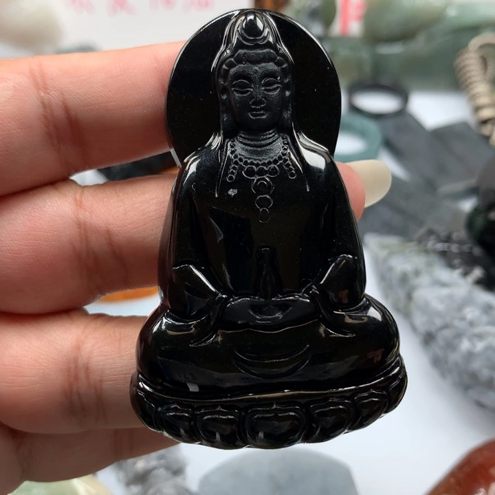 翡翠颈饰未镶嵌保真天然A货翡翠