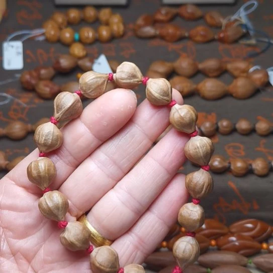 橄榄核手串/手链橄榄核四花蜜桃 1.2