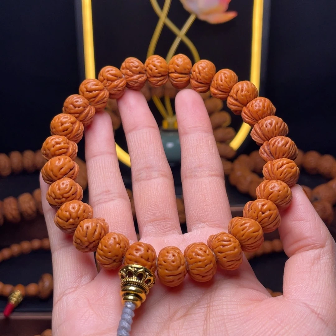 吉***云桃核手串15尺寸蟠桃手持