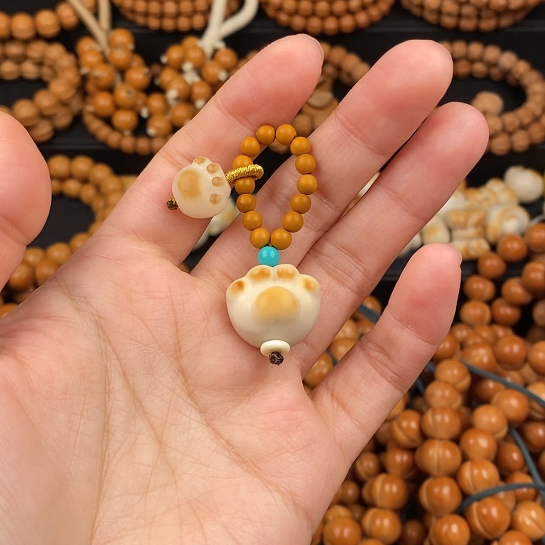 猴头核桃手串配饰