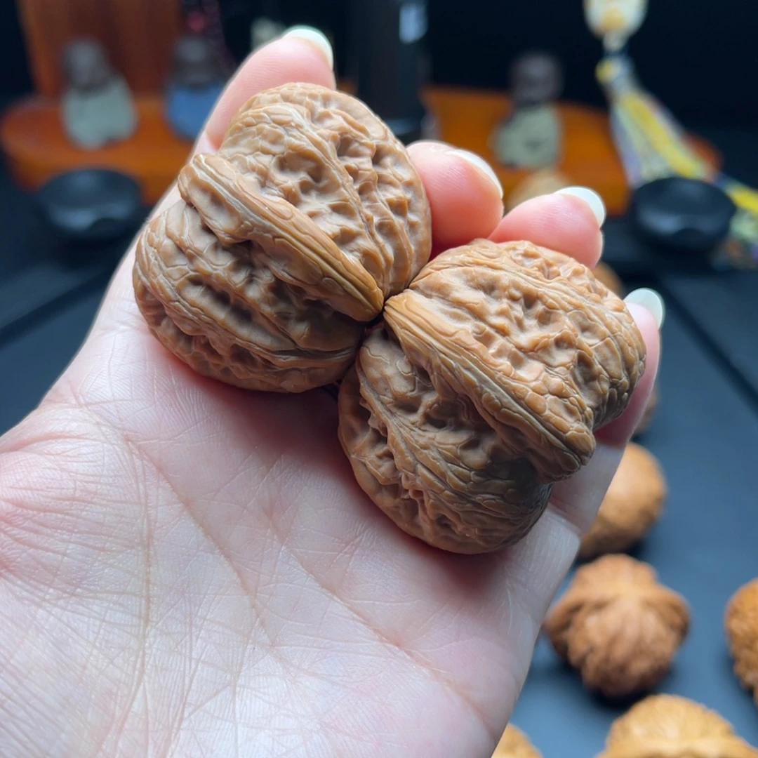 把件文玩核桃43元宝白茬