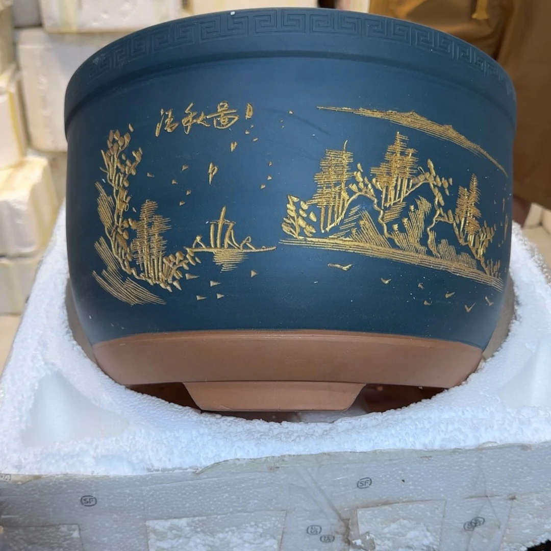 紫砂花盆口径30.20口径