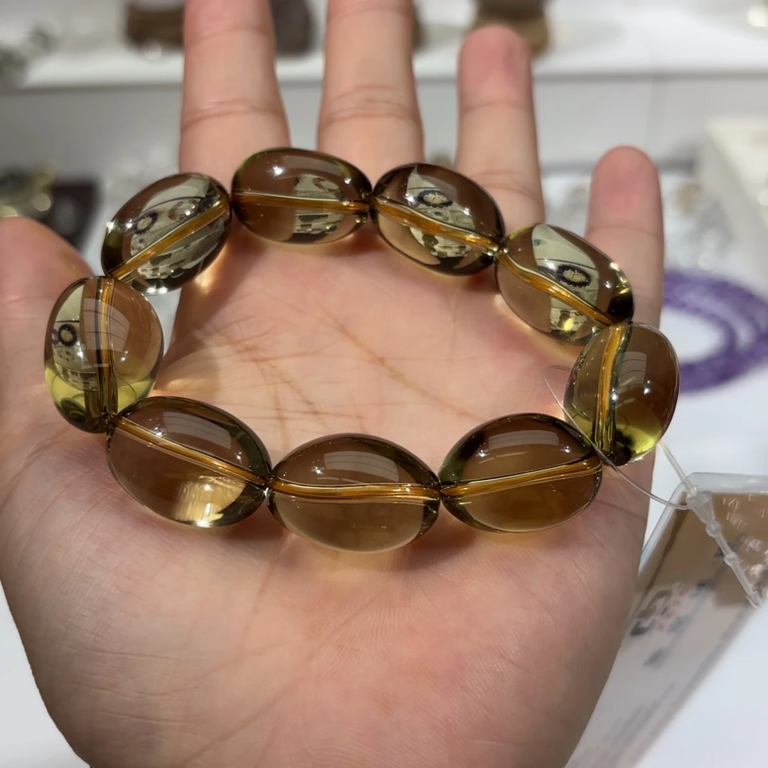 水晶手链未镶嵌黄水晶