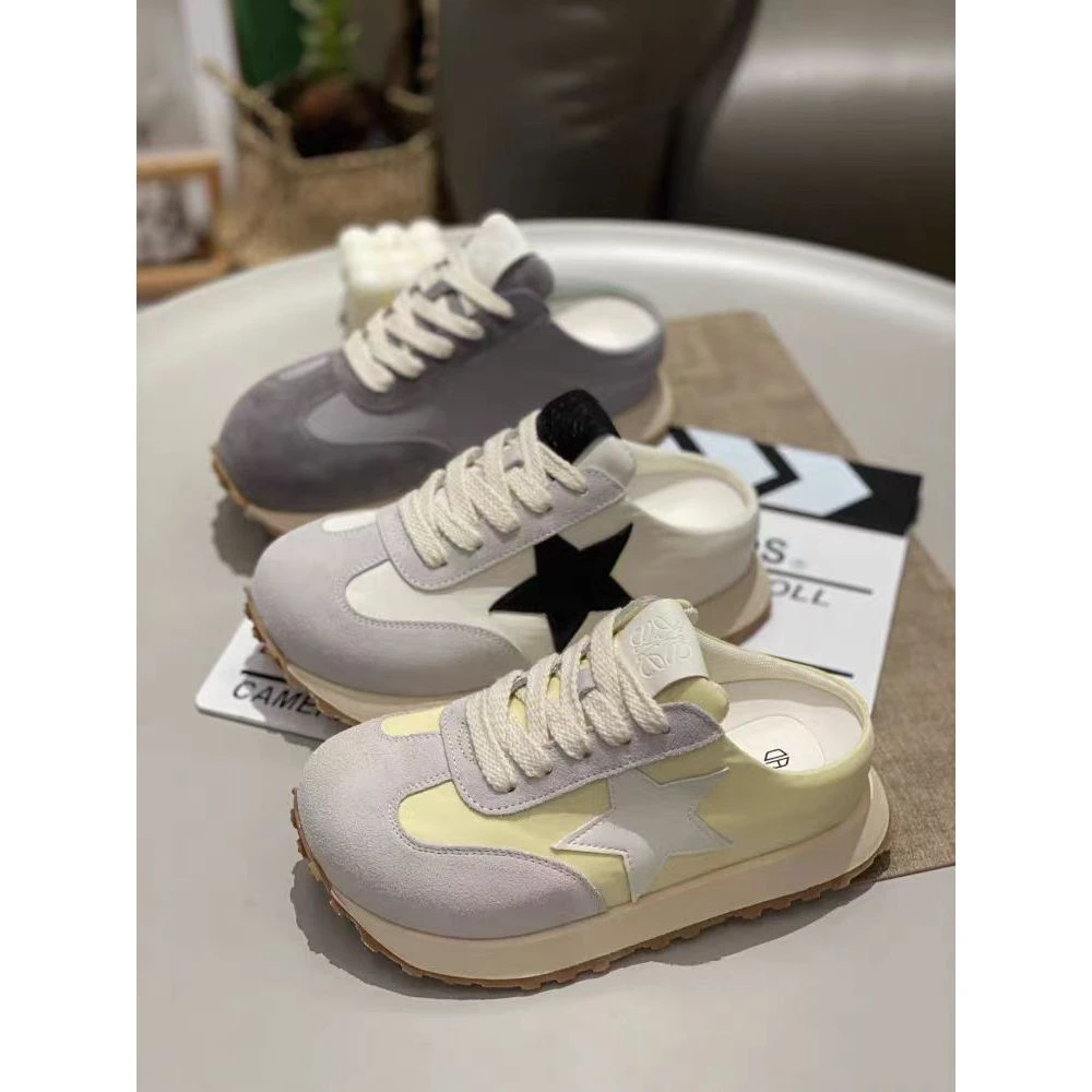 2025新款夏季包头半拖鞋女外穿懒人鞋女F1-682-10