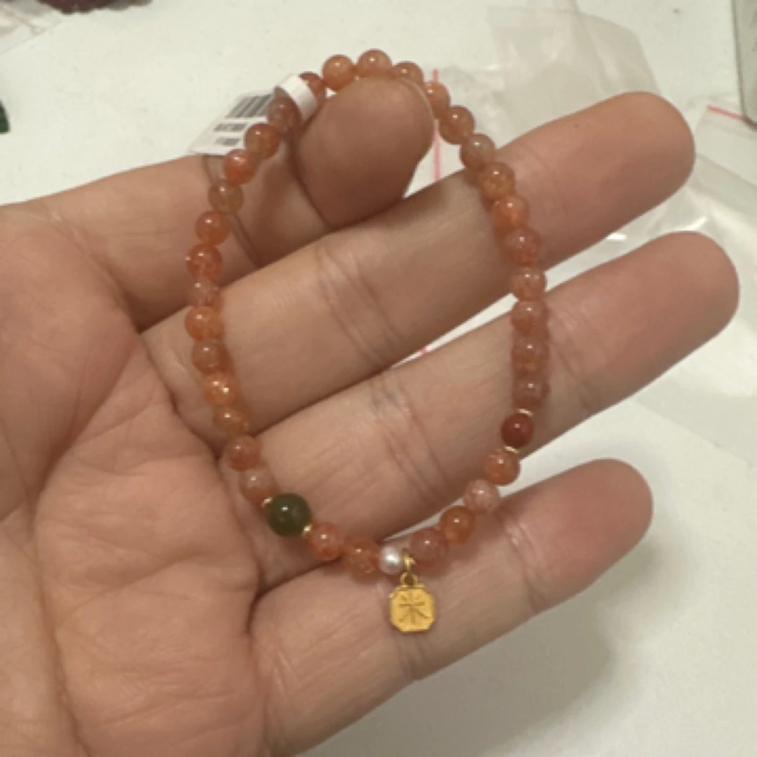 太阳石4mm手串A252