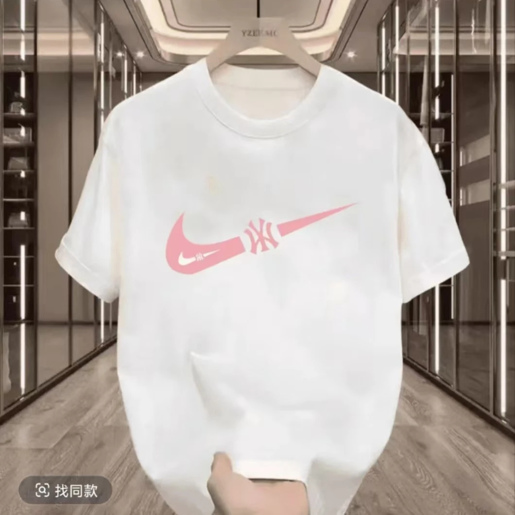 26【一折清仓】夏季短袖男女同款情侣半袖圆领潮流印花薄款T恤