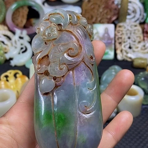 紫金钵盂菩提吊坠