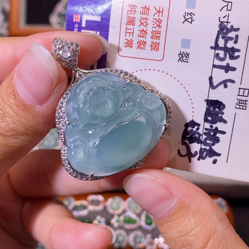 【闪购商品】翡翠未镶嵌颈饰难***.分两单