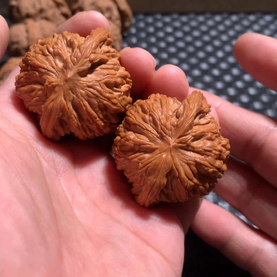 文玩核桃把件42磨盘