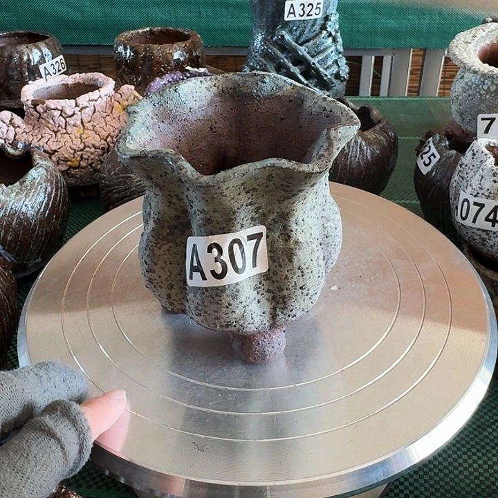 内口7高10.5粗陶手工