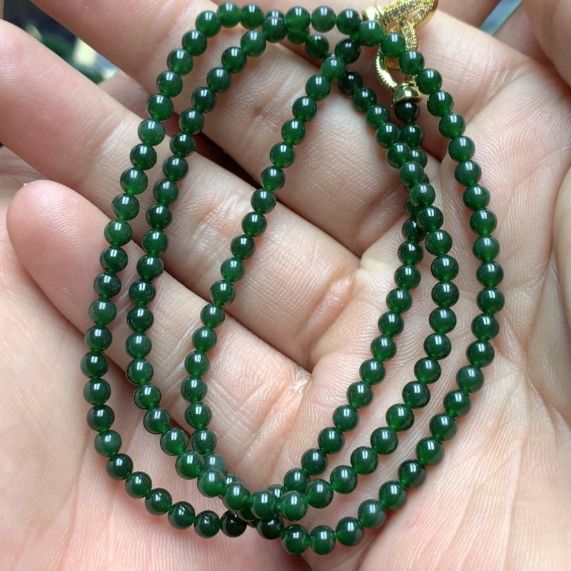 【闪购商品】和田玉（碧玉）项链未镶嵌