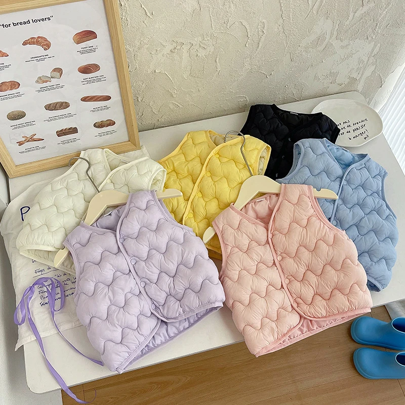 巴拉巴拉男孩女孩儿童马甲秋冬新款男女宝内外穿保暖坎适用