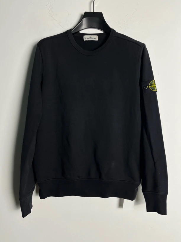未使用 STONE ISLAND M码*1/袖标Logo圆领卫衣/07566