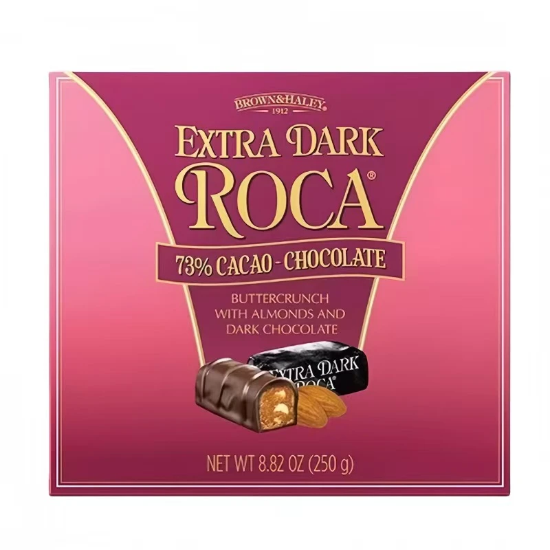 美国ROCA乐家扁桃仁杏仁糖果零食礼盒装250g效期2026.02.18