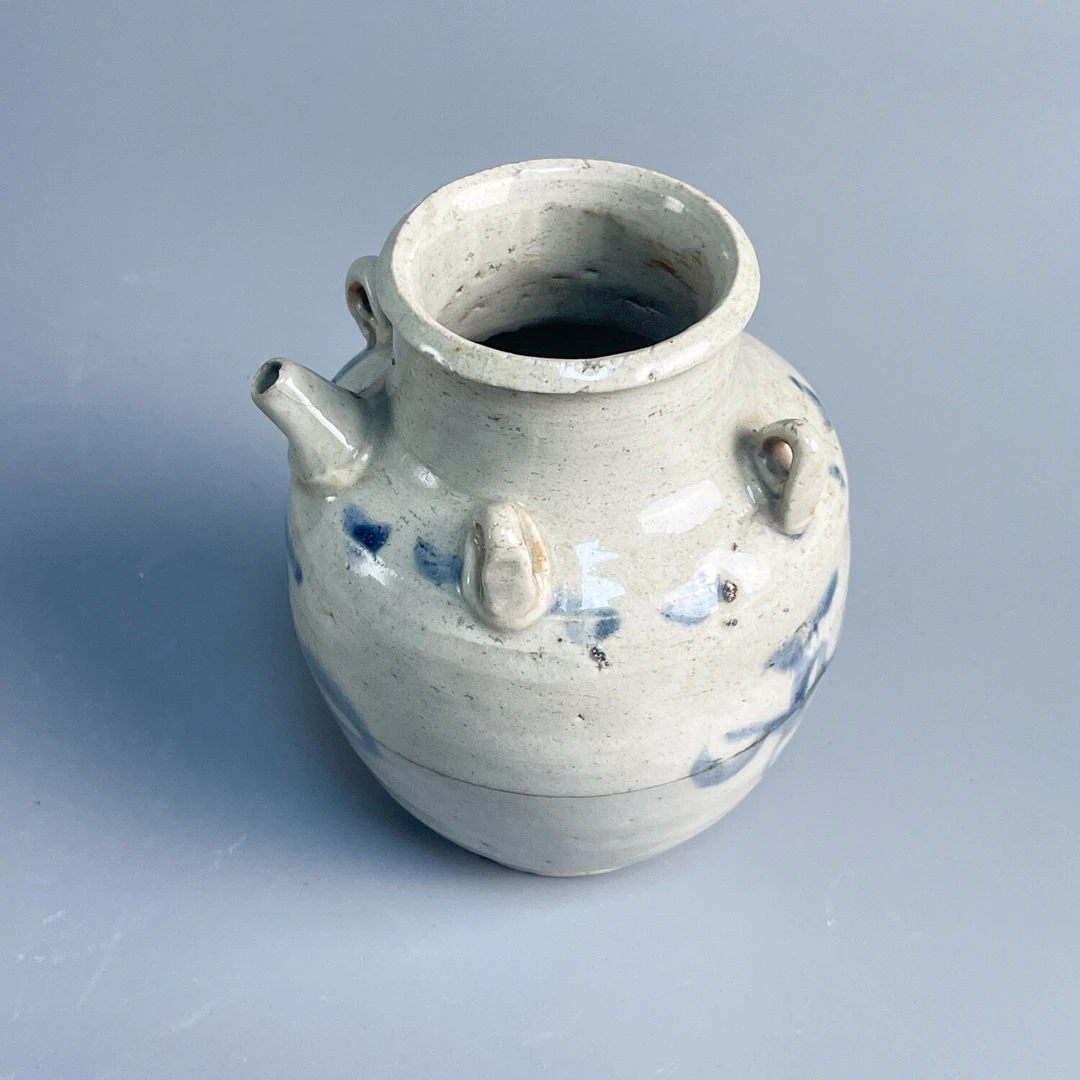 M25LP005879 - 明晚期 青花四系壶.2