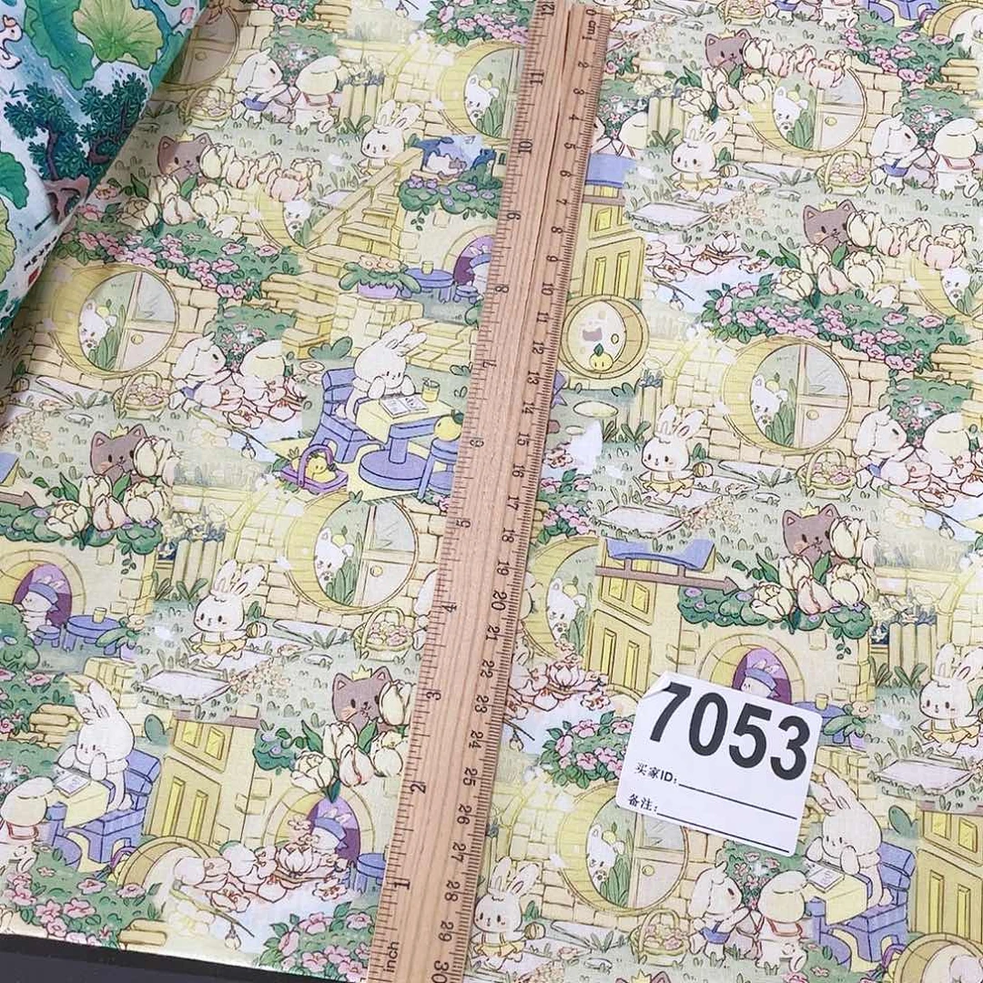 一米价纯棉平布1.1米宽果子布艺26区