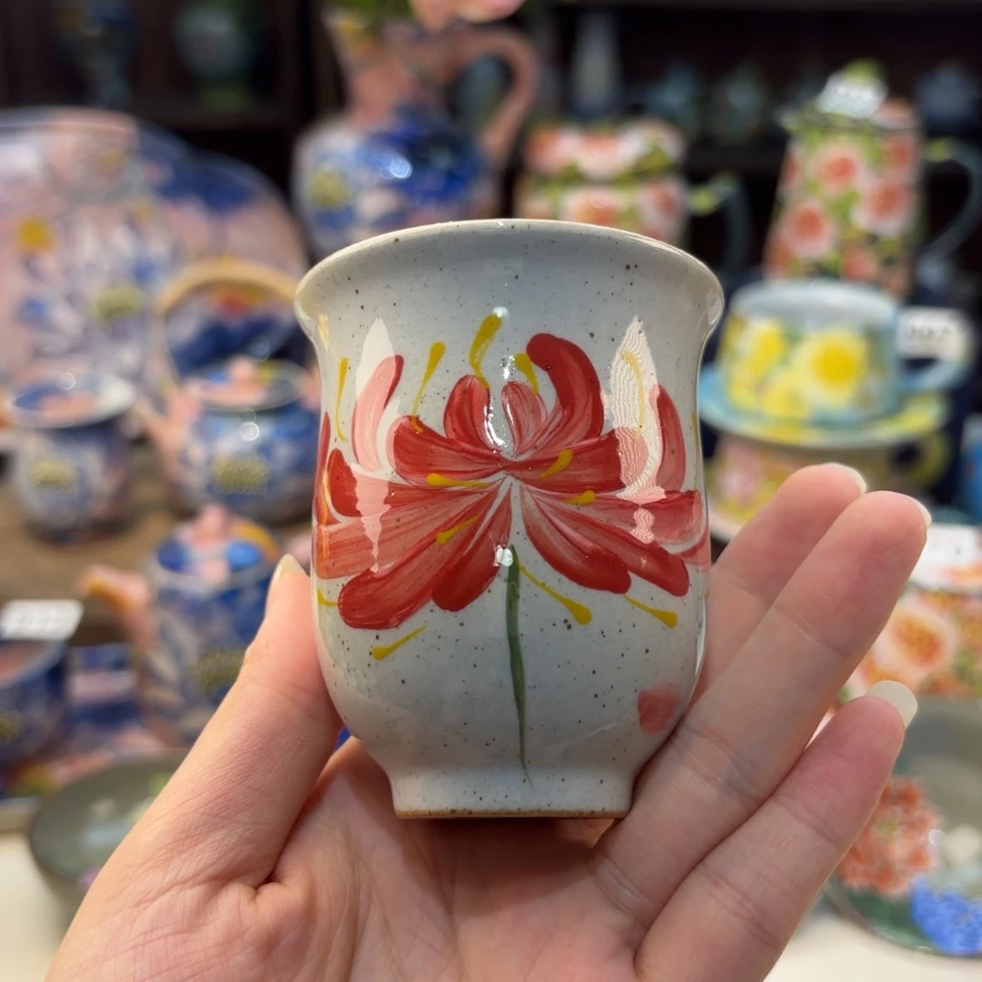 瓷片景德镇手绘高温釉下彩陶瓷茶具