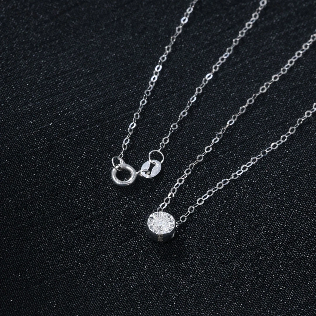 【举石臻选】TA0509-1186-44钻石吊坠18K（一件/长约40+4cm）H