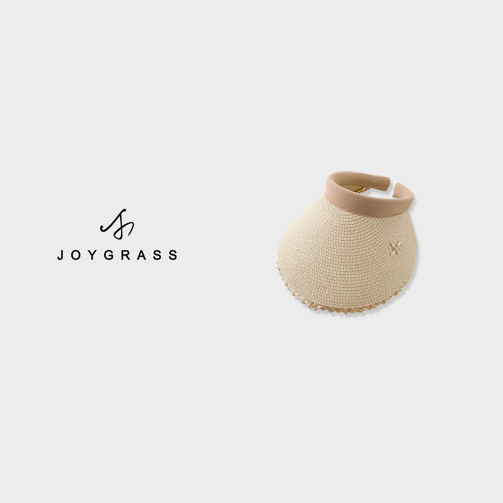 JOYGRSS【星尘絮语】海滨度假风空顶草帽 H-05580