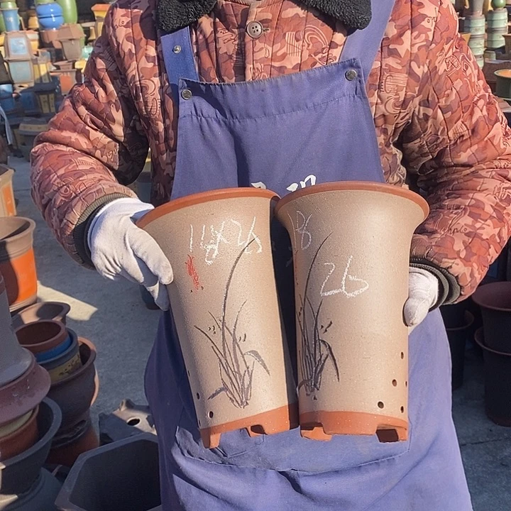 紫砂花盆紫砂花盆