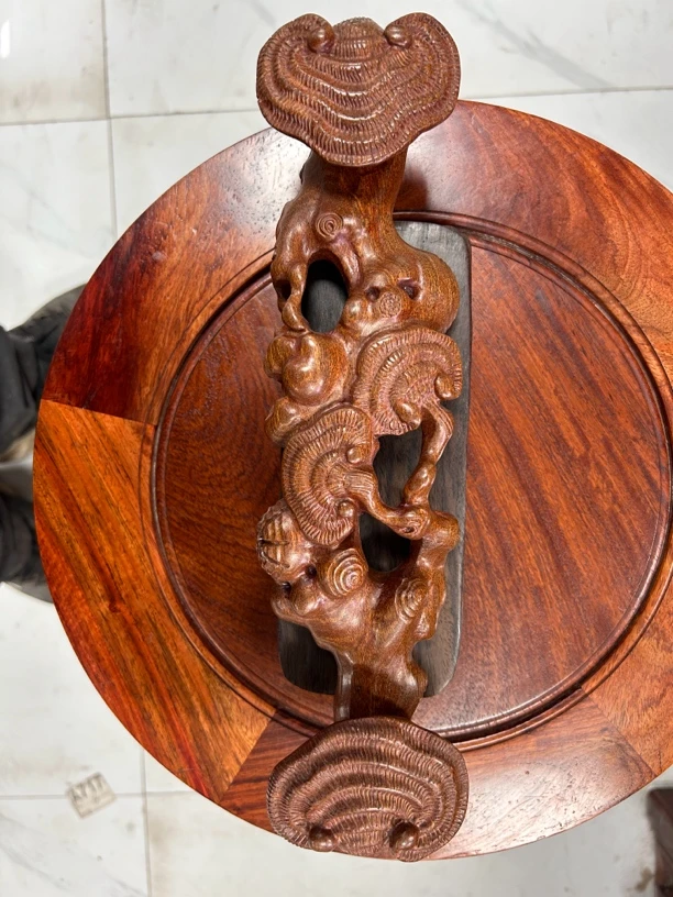 花梨木灵芝之如意002