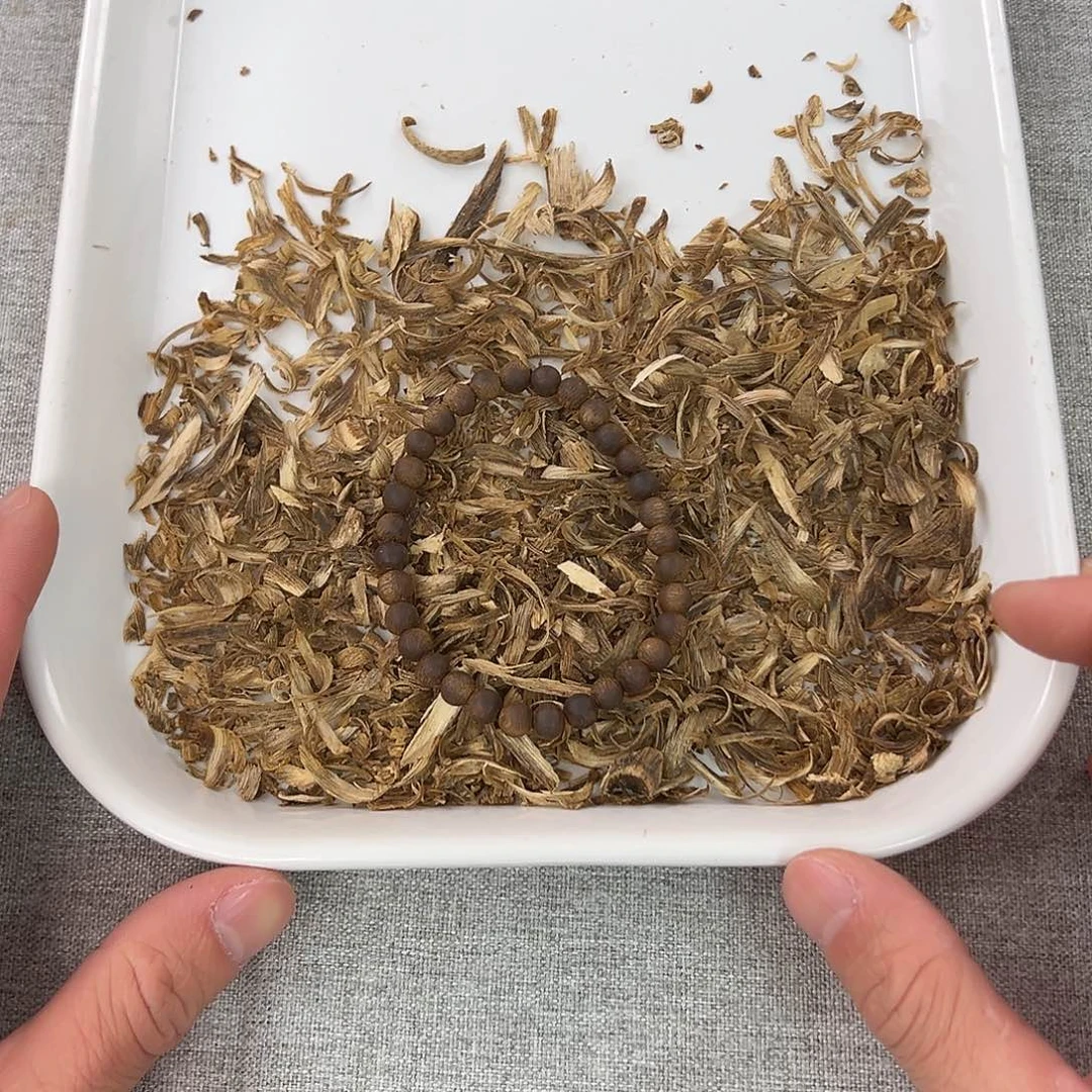 @***瓶沉香沉香碎屑奇楠沉香06圆珠单圈多样性发一