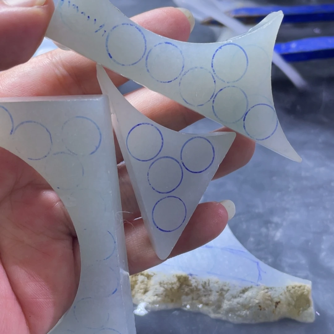 ****ʔ定制翡翠未镶嵌卡9+珠子包工包无裂23颗